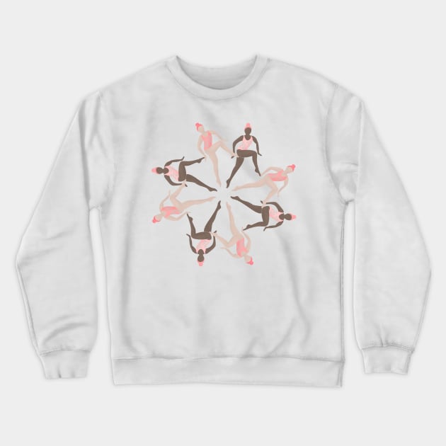 Synchronized Swimmers Crewneck Sweatshirt by Home Cyn Home 